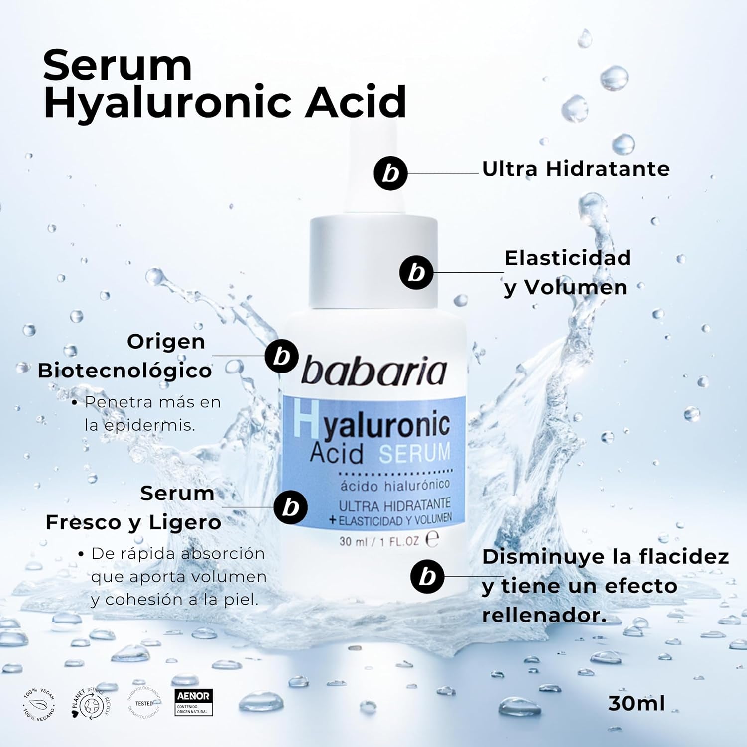Babaria - Pack Cremas Mujer Regalo | Crema Hidratante Cara Acido Hialuronico | Crema Cara 50Ml, Serum Facial Mujer 30 Ml Y Una Ampolla 2Ml | Hidratante Facial | Crema De Día Y Noche