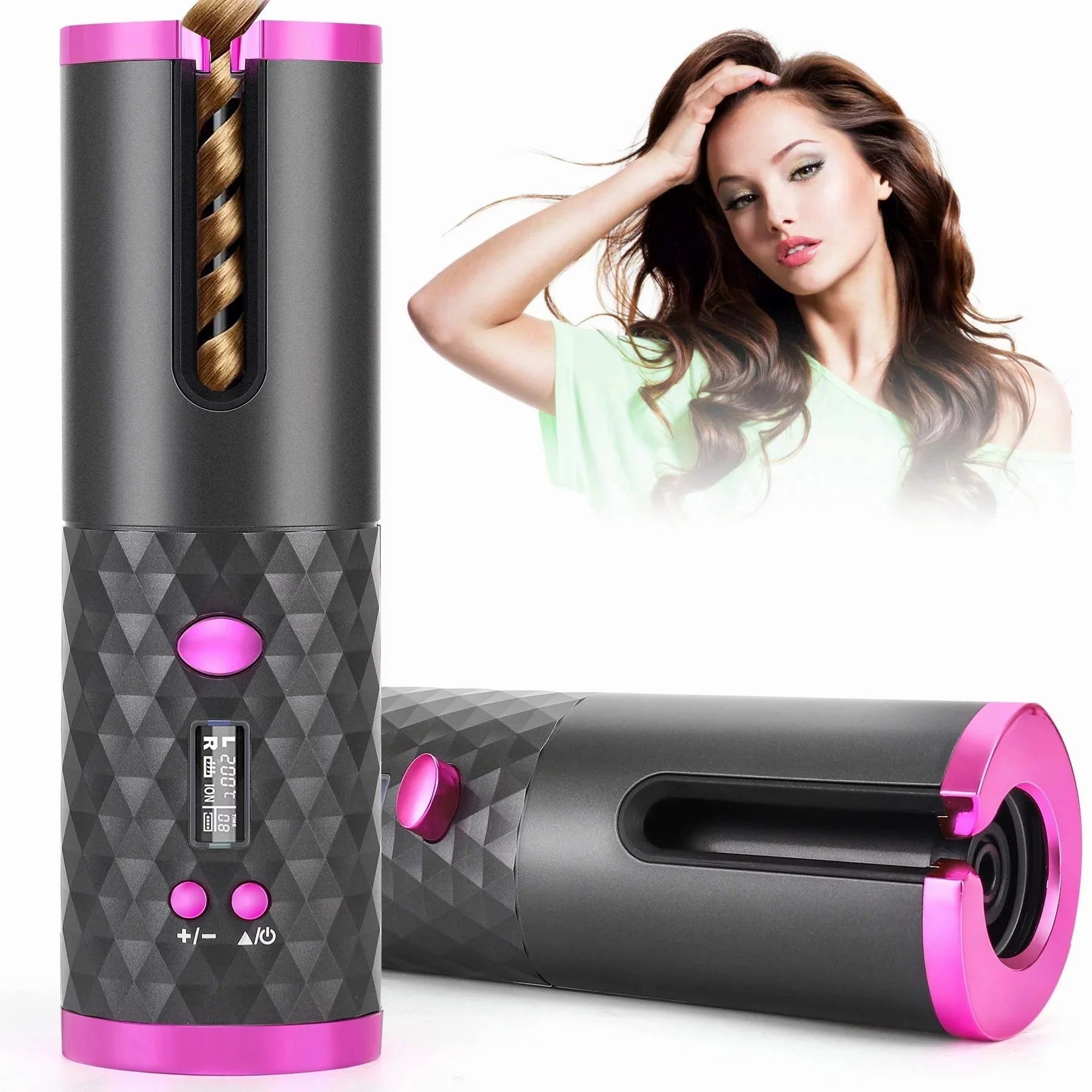 Rizador de Cabello Automático Inalámbrico